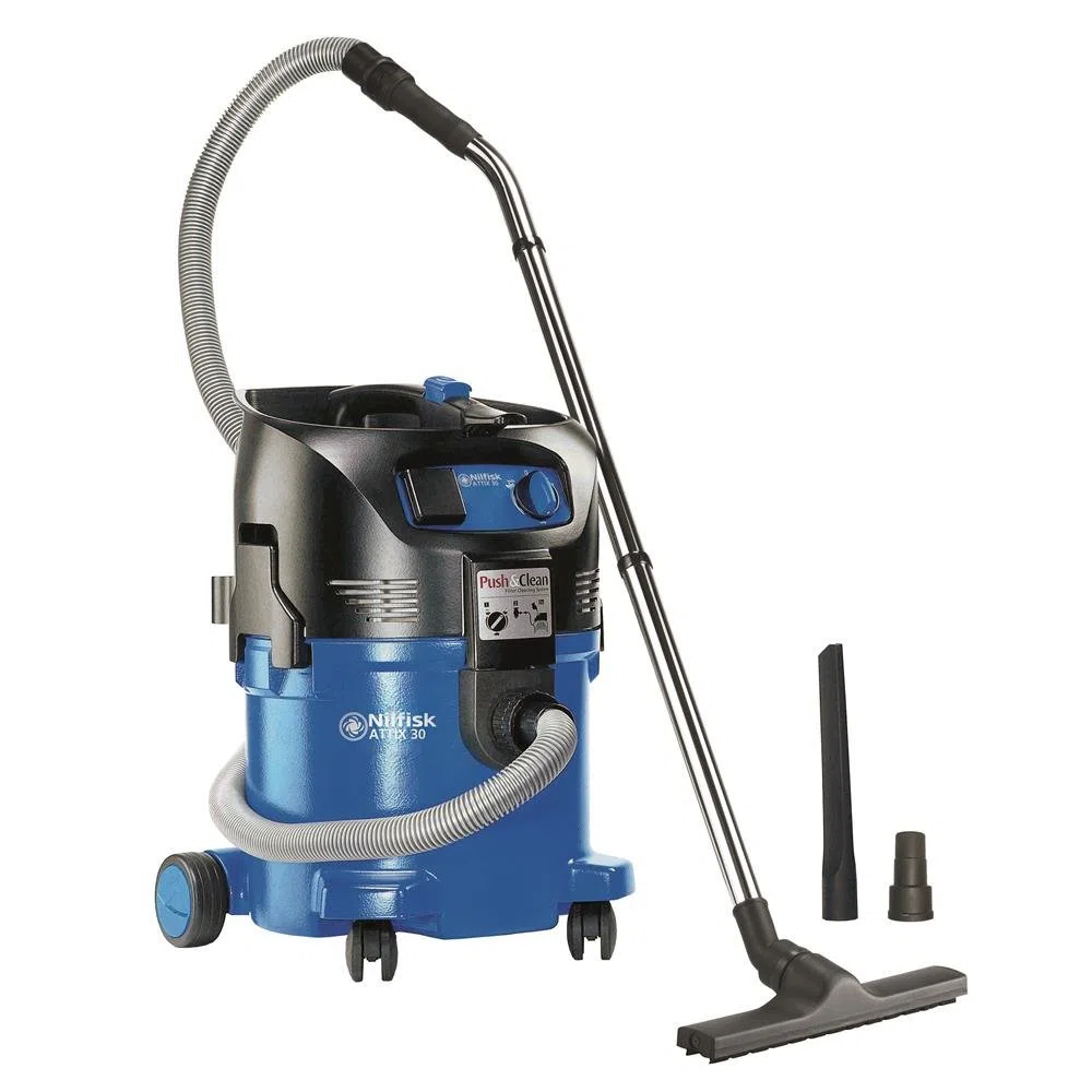 Nilfisk 107407544 Attix 30-21 PC Aspirateur Eau et Poussière Bleu