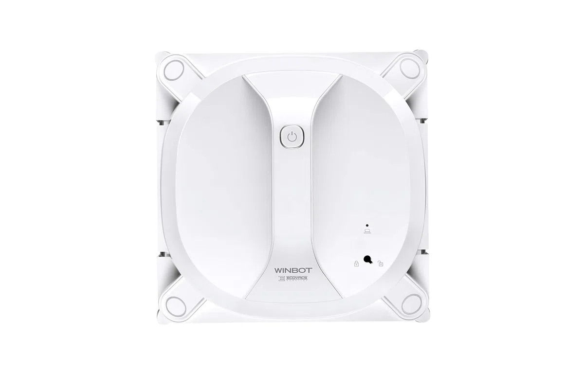 Ecovacs Robotics Winbot x - Robot Nettoyeur de Vitres sans Fil, Système Unique de Fixation Ultra Sûr, facile à Utiliser et à Manipuler