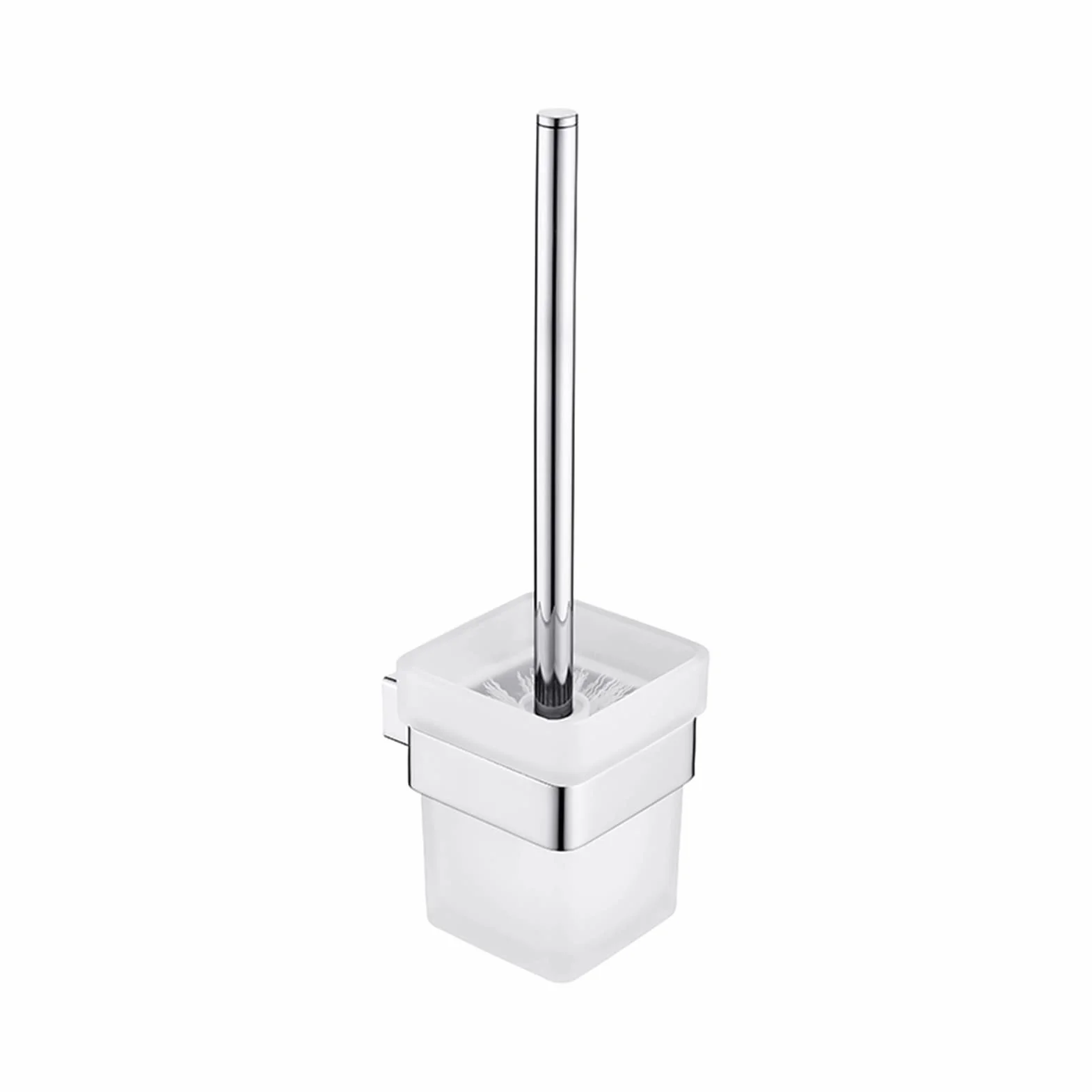 Brosse de toilette carrée pour salle de bain Brosse hygiénique pour mur de verre Déboucheur de toilette (couleur : 2 pièces) (1 pièce)