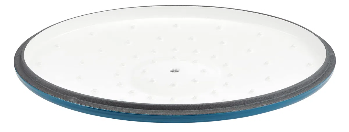Tefal Pierre Gagnaire Cocotte en fonte d'acier dia 29 cm, 7,4 L, Induction, Couvercle spécial condensation, Rétention de chaleur, Mijotés, Cuisson douce, Caramélisation, Héritage Bleu Alpes E2610504