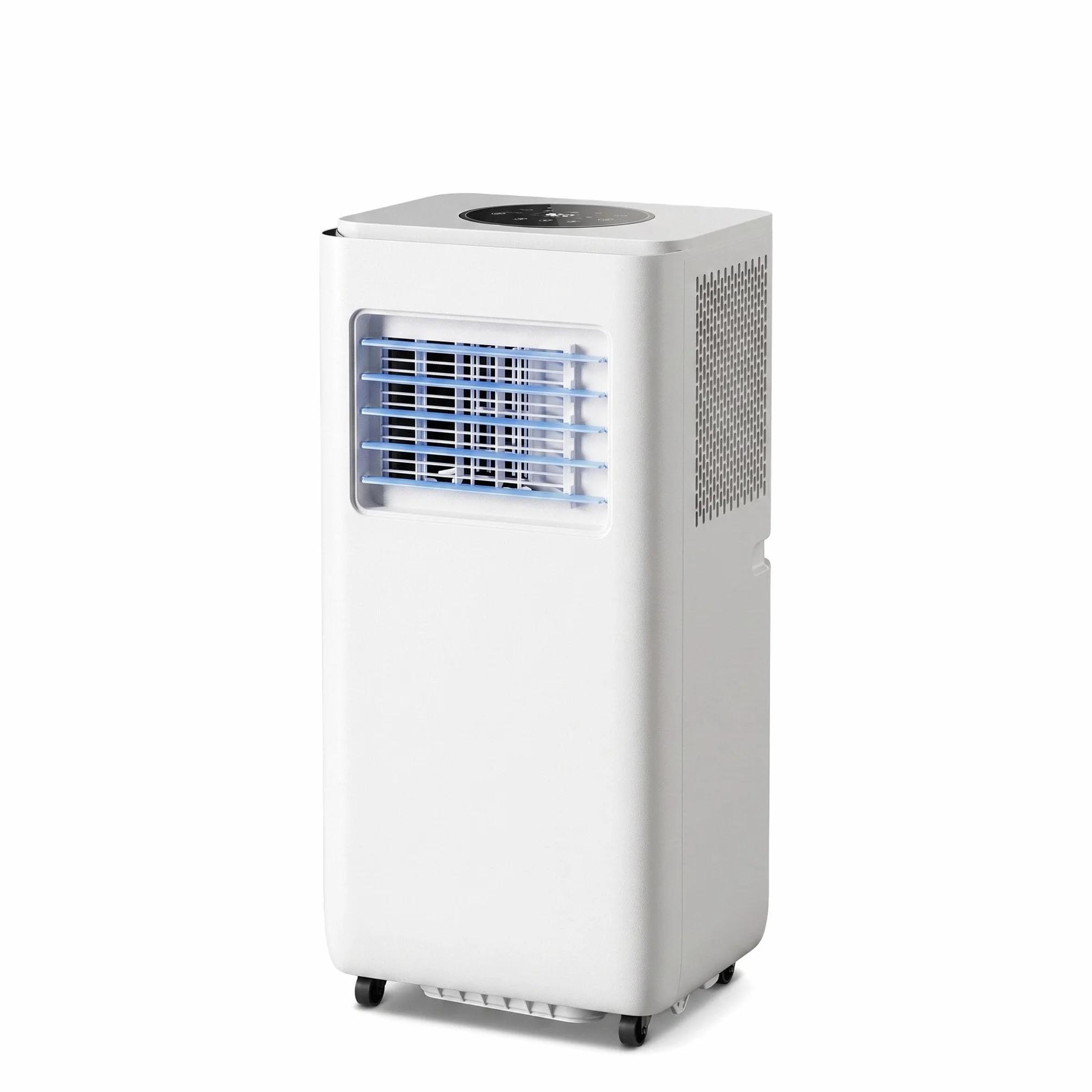 Climatiseur portable 14000BTU avec kit d'installation, économe en énergie, 2 vitesses, minuterie 24 heures, affichage numérique pour la maison et les grandes pièces