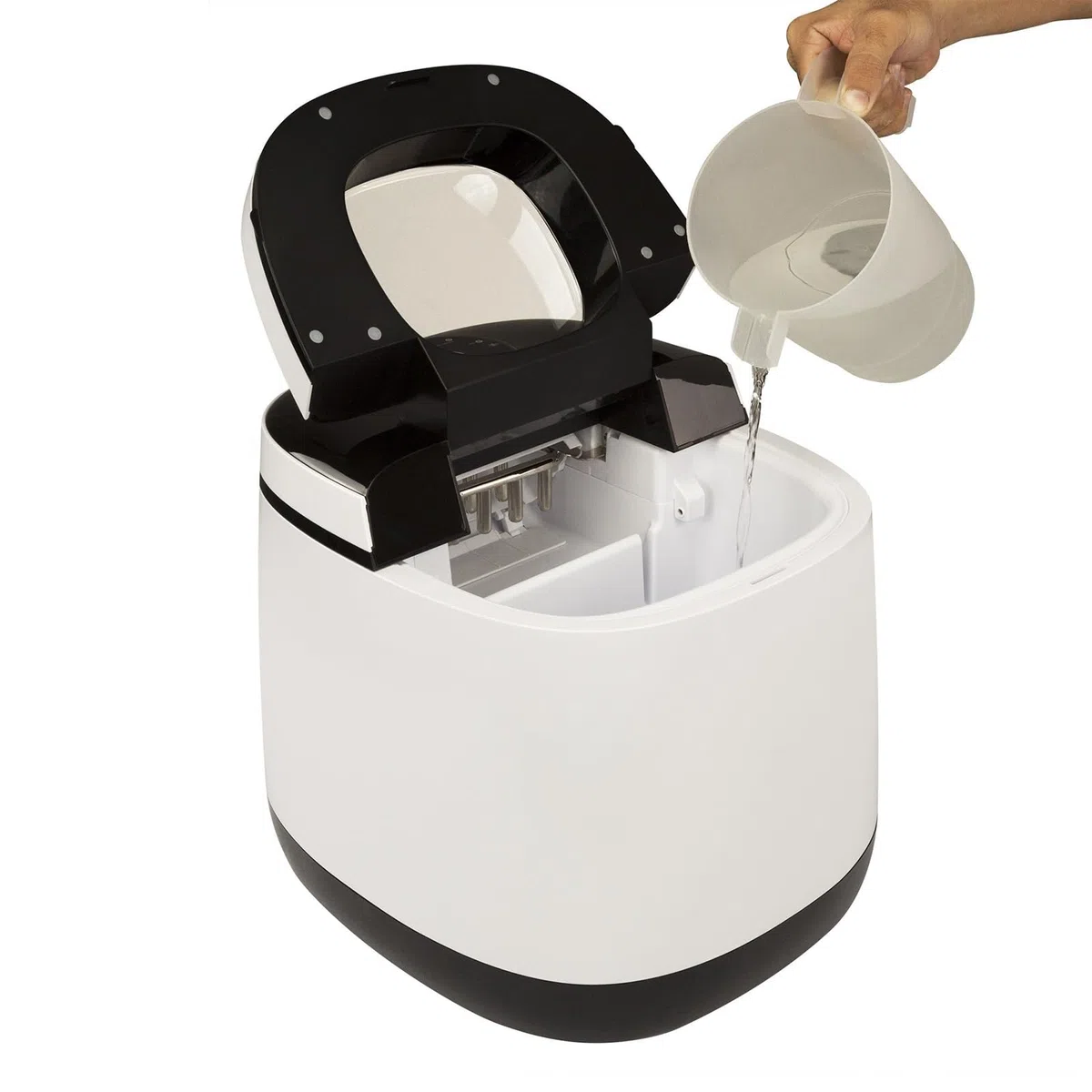 Machine à glaçons Automatique Nouveau AI-250W 50lb. Machine à glaçons portative sur comptoir pour Boissons fraiches Cocktails fêtes