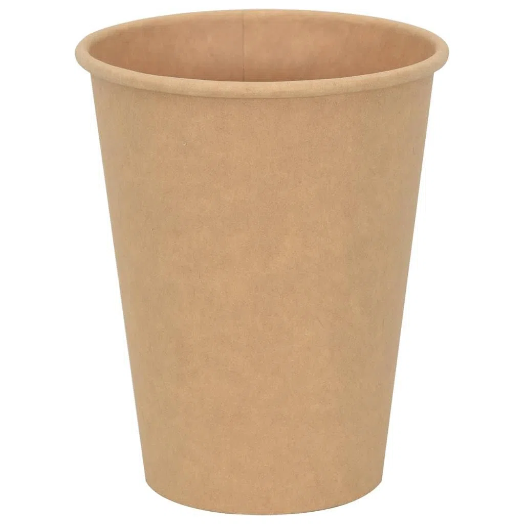Gobelets en carton de 300 ml avec couvercle, 1000 gobelets jetables anti-fuite, gobelets à café en papier de 260 g/m² avec film en polyéthylène, bols arrondis pour boire en toute sécurité